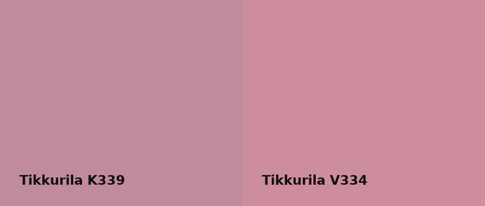 Tikkurila  K339 vs Tikkurila  V334