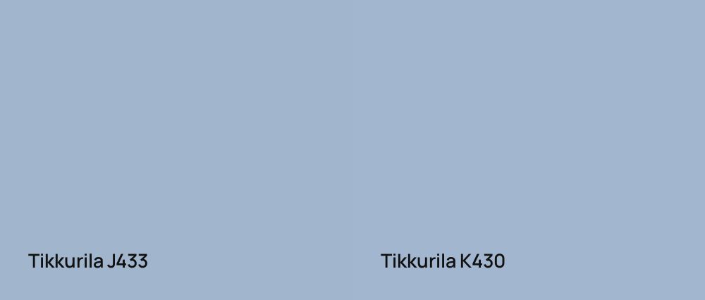 Tikkurila  J433 vs Tikkurila  K430