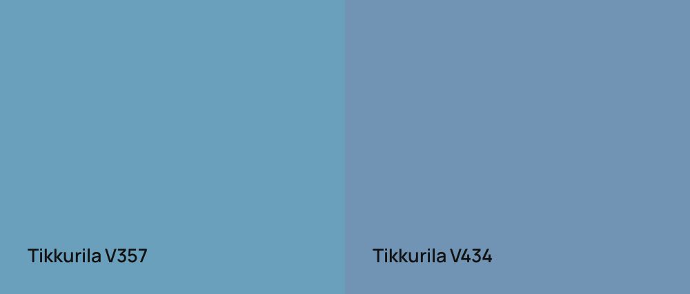 Tikkurila  V357 vs Tikkurila  V434