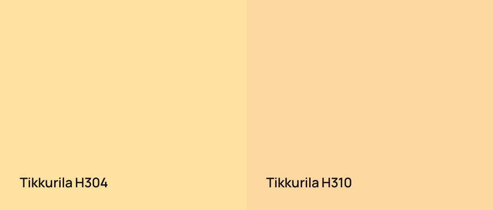 Tikkurila  H304 vs Tikkurila  H310
