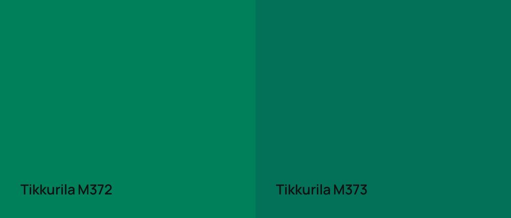 Tikkurila  M372 vs Tikkurila  M373