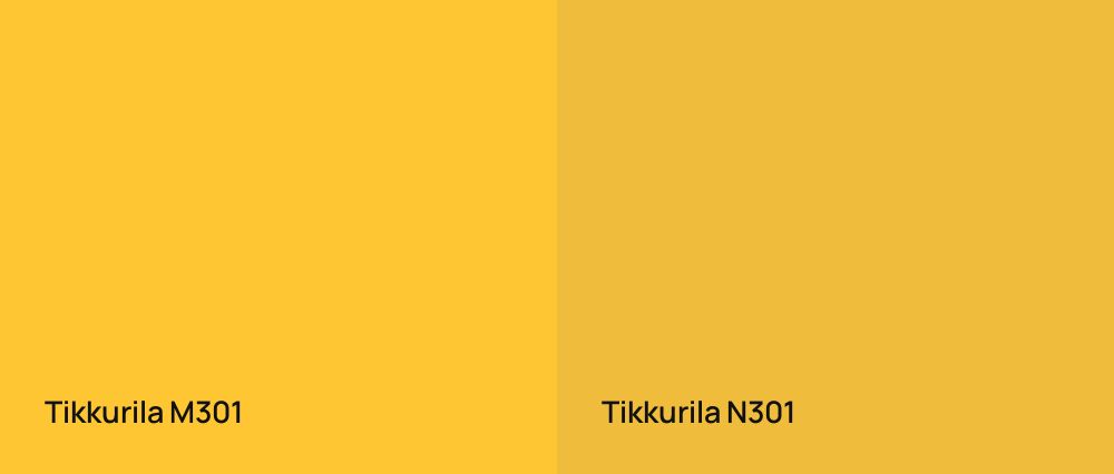 Tikkurila  M301 vs Tikkurila  N301