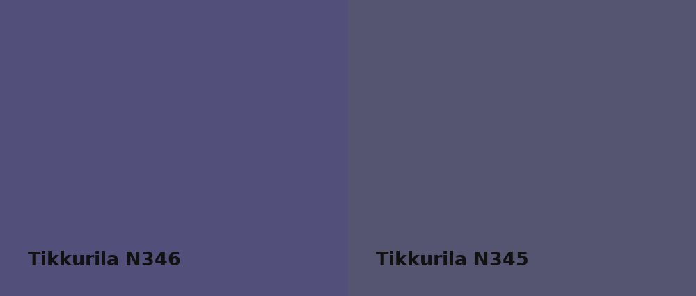 Tikkurila  N346 vs Tikkurila  N345