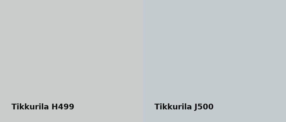 Tikkurila  H499 vs Tikkurila  J500