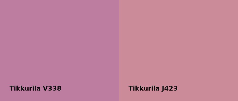 Tikkurila  V338 vs Tikkurila  J423