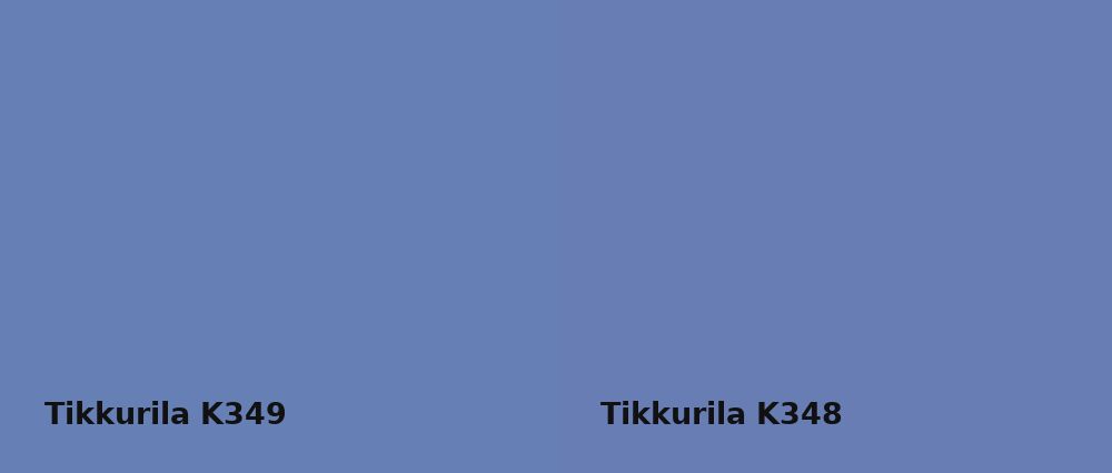 Tikkurila  K349 vs Tikkurila  K348