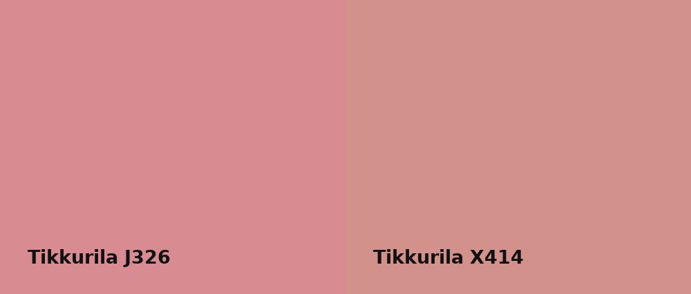 Tikkurila  J326 vs Tikkurila  X414