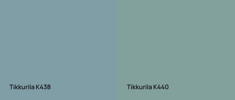 Tikkurila  K438 vs Tikkurila  K440