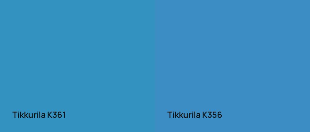 Tikkurila  K361 vs Tikkurila  K356