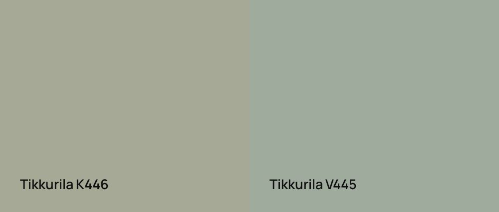 Tikkurila  K446 vs Tikkurila  V445