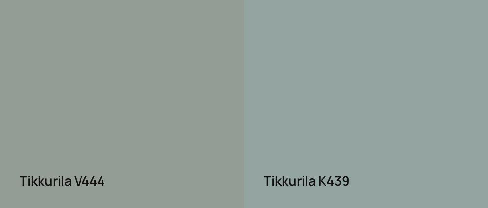 Tikkurila  V444 vs Tikkurila  K439