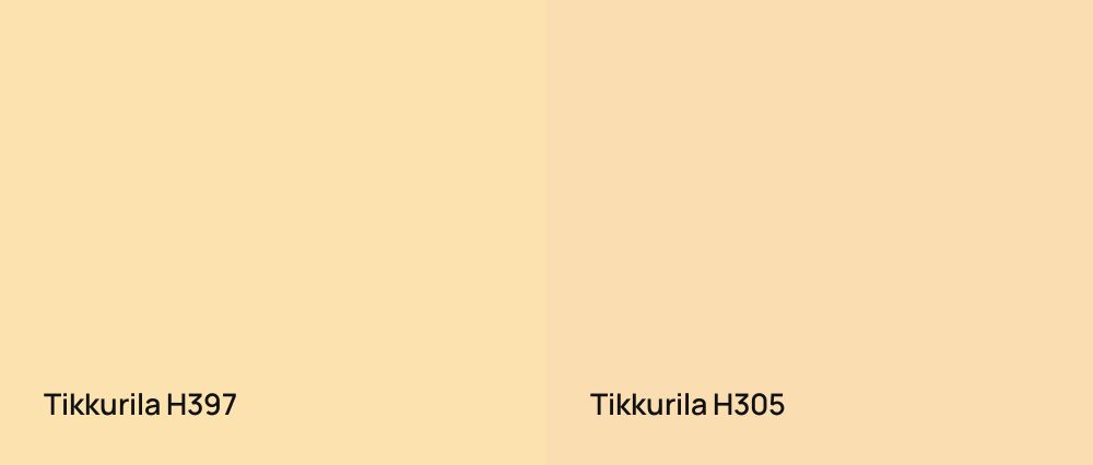 Tikkurila  H397 vs Tikkurila  H305