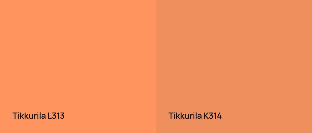 Tikkurila  L313 vs Tikkurila  K314