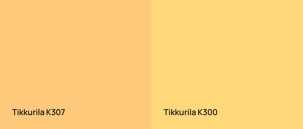 Tikkurila  K307 vs Tikkurila  K300