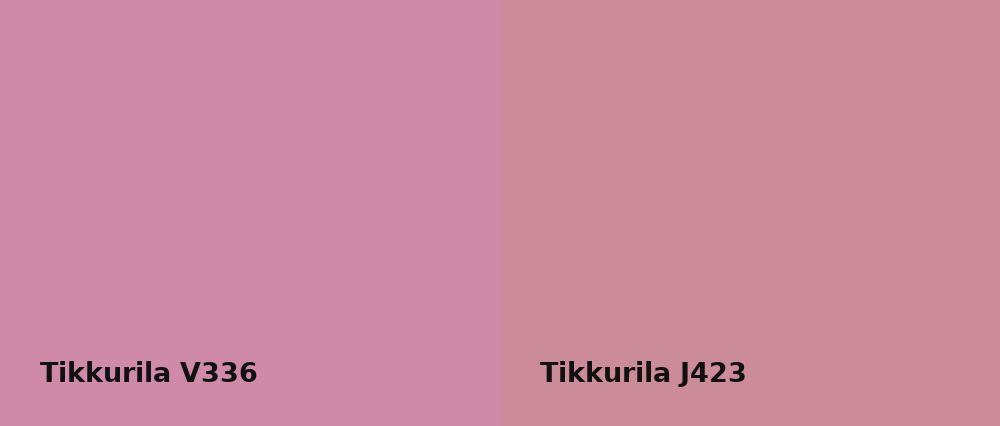 Tikkurila  V336 vs Tikkurila  J423
