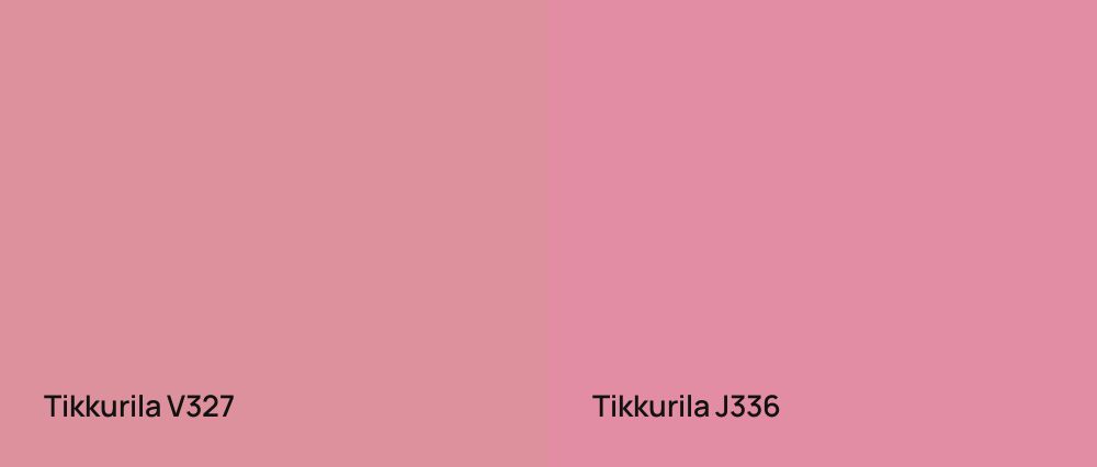 Tikkurila  V327 vs Tikkurila  J336