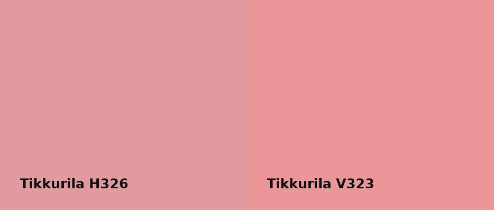 Tikkurila  H326 vs Tikkurila  V323