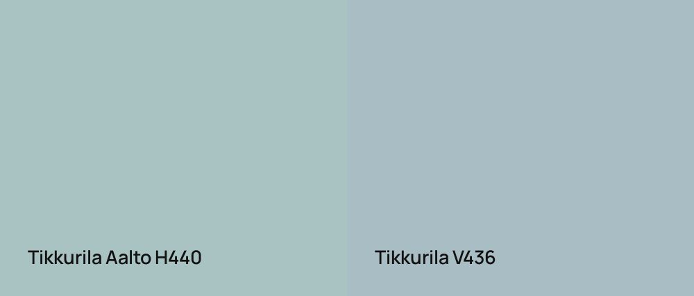 Tikkurila Aalto H440 vs Tikkurila  V436