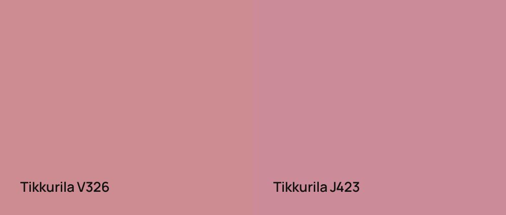 Tikkurila  V326 vs Tikkurila  J423