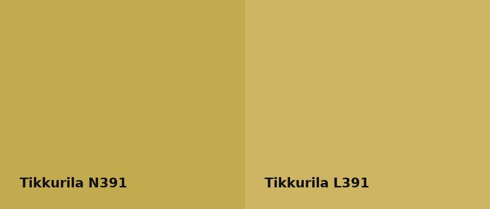 Tikkurila  N391 vs Tikkurila  L391