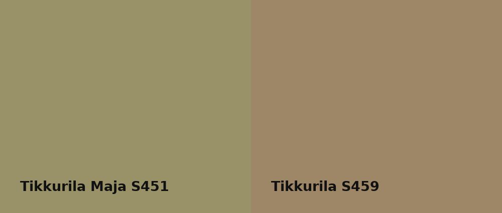 Tikkurila Maja S451 vs Tikkurila  S459