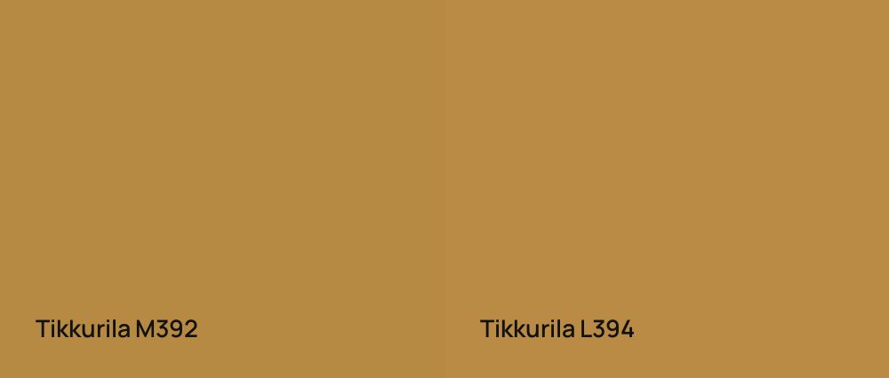 Tikkurila  M392 vs Tikkurila  L394