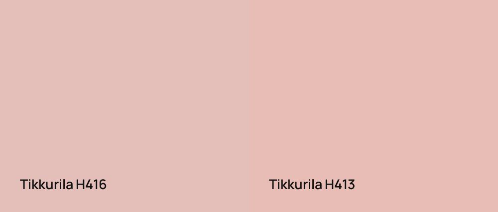 Tikkurila  H416 vs Tikkurila  H413