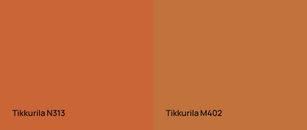Tikkurila  N313 vs Tikkurila  M402