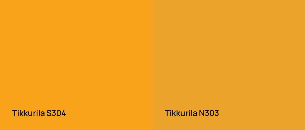 Tikkurila  S304 vs Tikkurila  N303