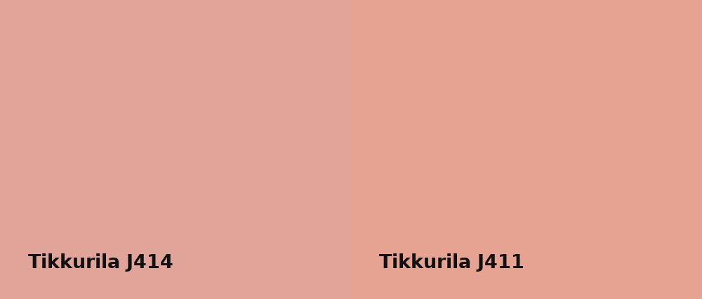 Tikkurila  J414 vs Tikkurila  J411