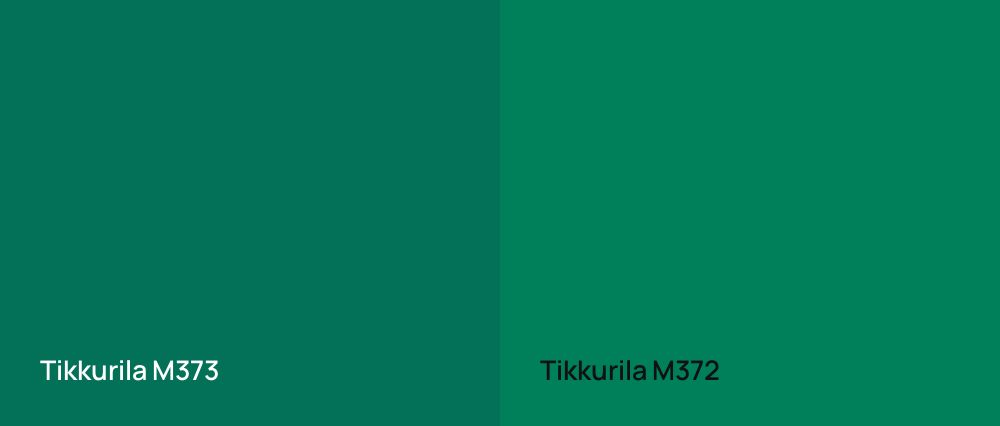 Tikkurila  M373 vs Tikkurila  M372