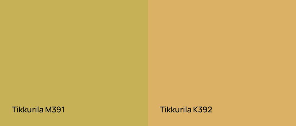 Tikkurila  M391 vs Tikkurila  K392