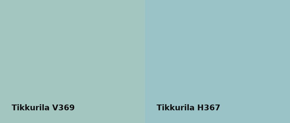 Tikkurila  V369 vs Tikkurila  H367