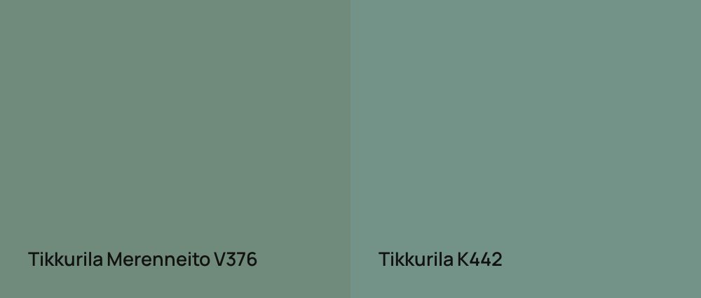 Tikkurila Merenneito V376 vs Tikkurila  K442
