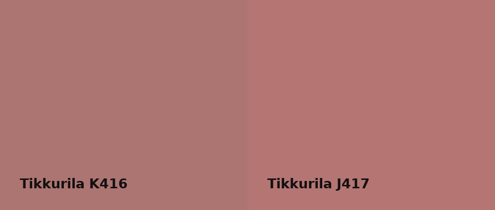 Tikkurila  K416 vs Tikkurila  J417