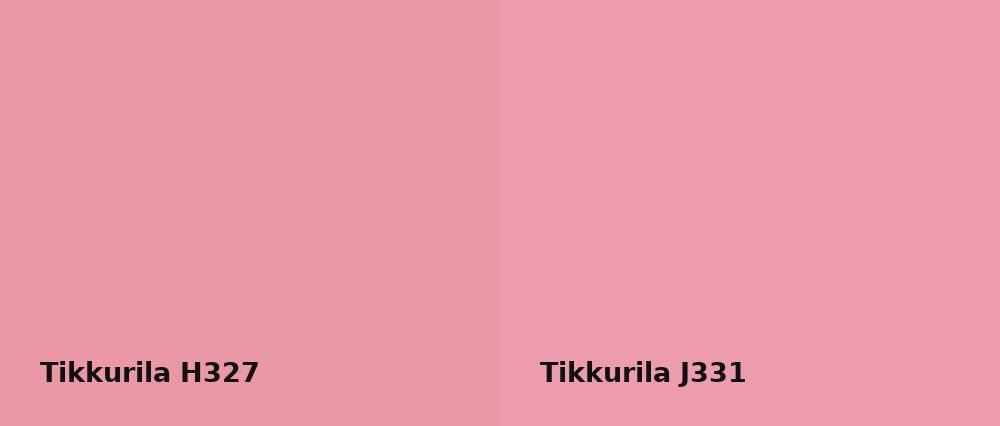 Tikkurila  H327 vs Tikkurila  J331