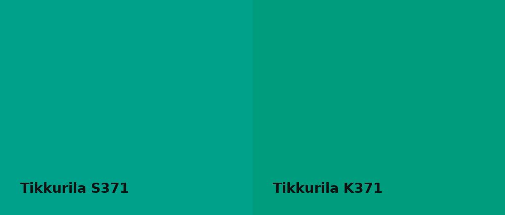 Tikkurila  S371 vs Tikkurila  K371