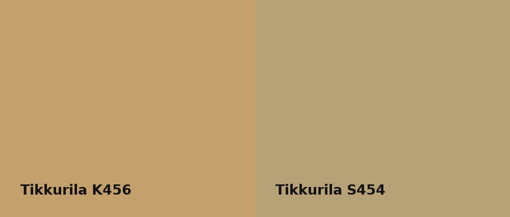 Tikkurila  K456 vs Tikkurila  S454