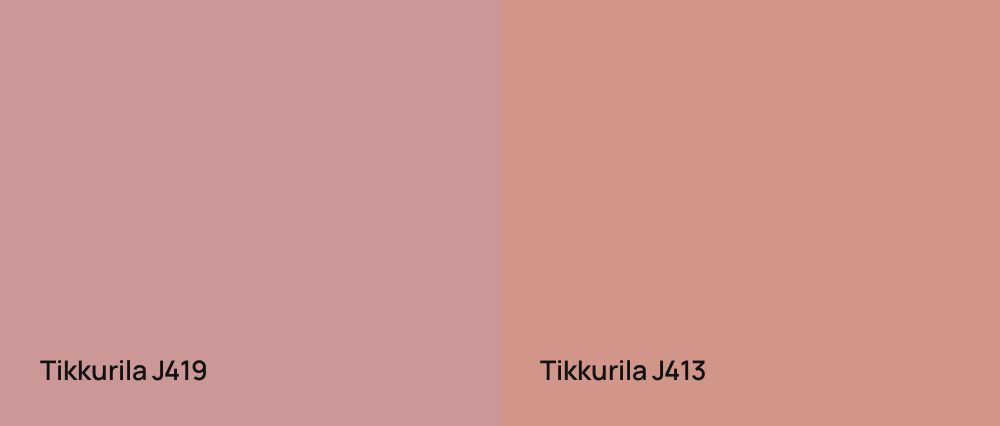 Tikkurila  J419 vs Tikkurila  J413