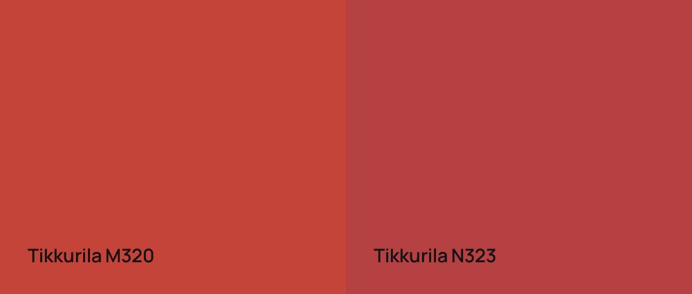 Tikkurila  M320 vs Tikkurila  N323
