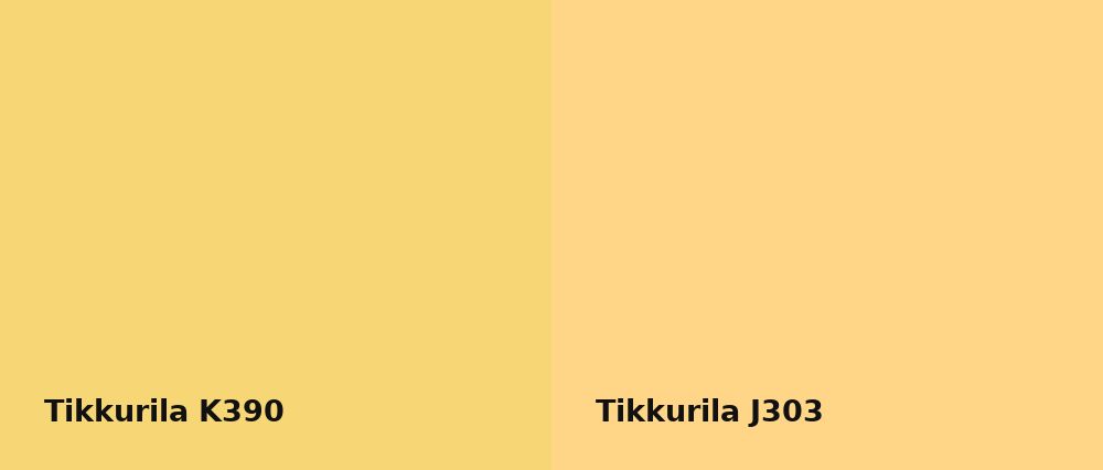 Tikkurila  K390 vs Tikkurila  J303