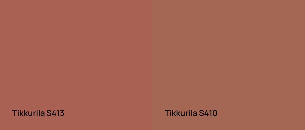 Tikkurila  S413 vs Tikkurila  S410