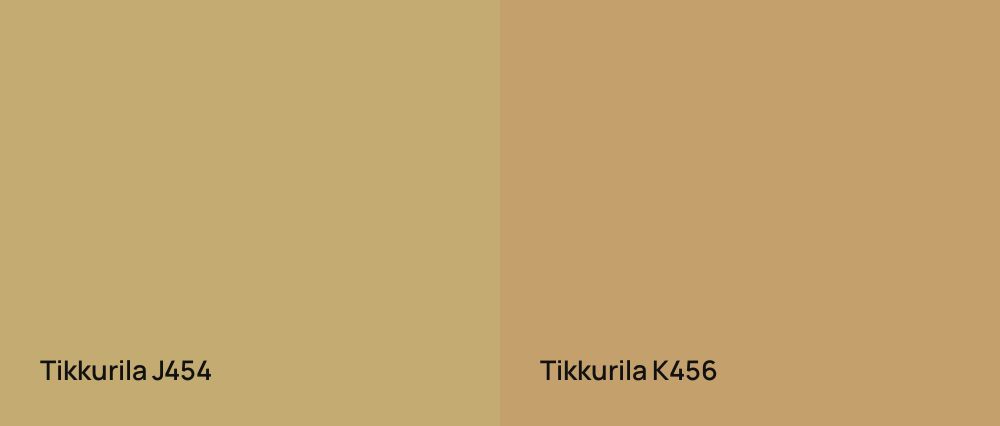 Tikkurila  J454 vs Tikkurila  K456