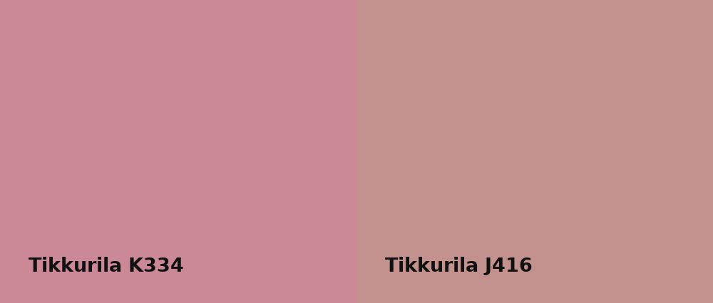 Tikkurila  K334 vs Tikkurila  J416
