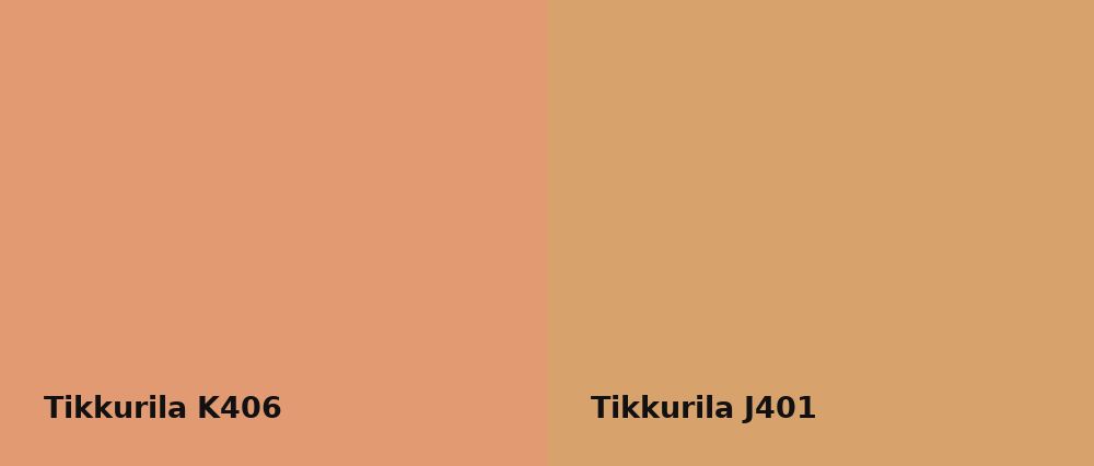 Tikkurila  K406 vs Tikkurila  J401