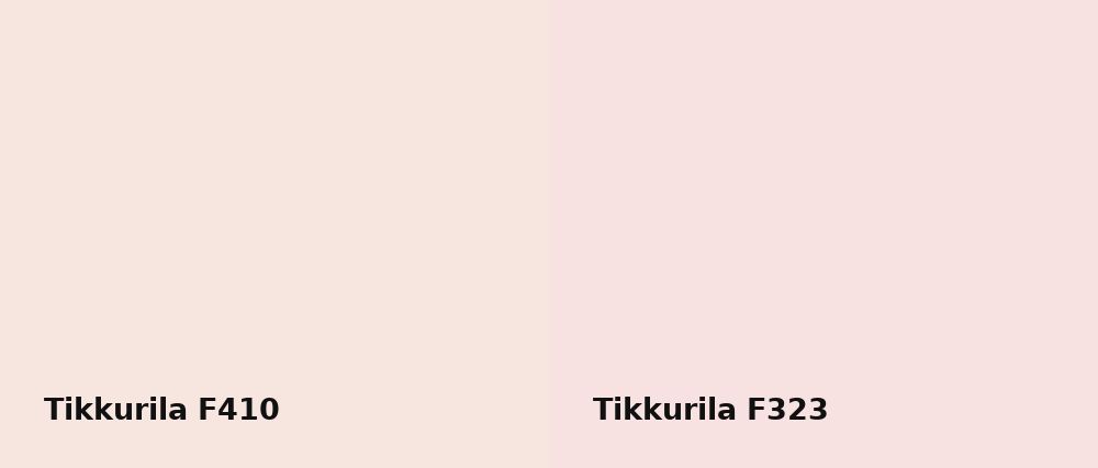 Tikkurila  F410 vs Tikkurila  F323
