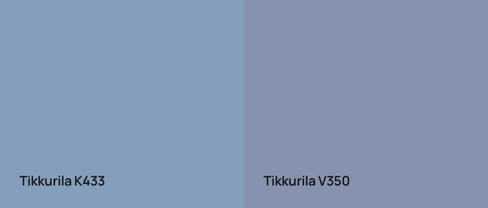Tikkurila  K433 vs Tikkurila  V350