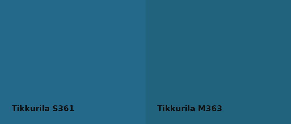 Tikkurila  S361 vs Tikkurila  M363