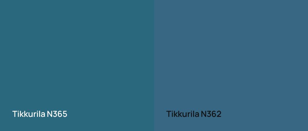 Tikkurila  N365 vs Tikkurila  N362
