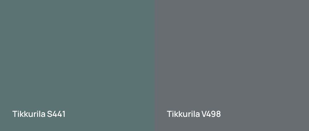 Tikkurila  S441 vs Tikkurila  V498